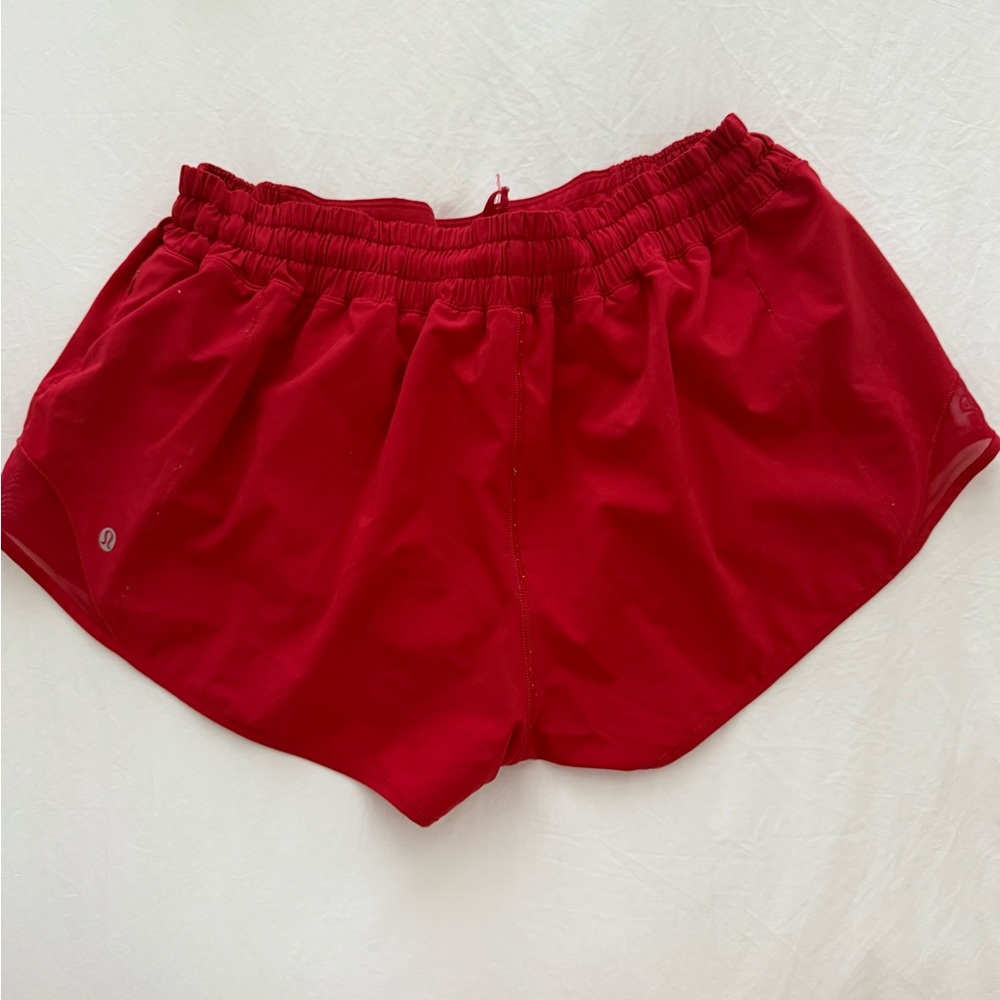 Red Hotty Hot Low-Rise Lined Short 2.5"